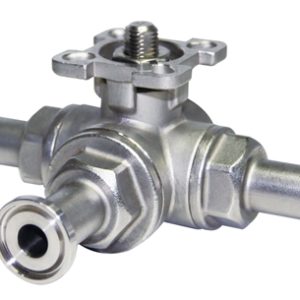 3-Way Sanitation Ball Valve   Tacwell MV-363/364