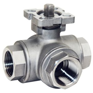 3-way Threaded ball valve  Tacwell MV-353/354/357/358