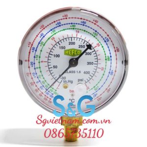 Đồng hồ đo nhiệt độ áp suất|Presure gauge|Refco|M-250 500-DS-R22